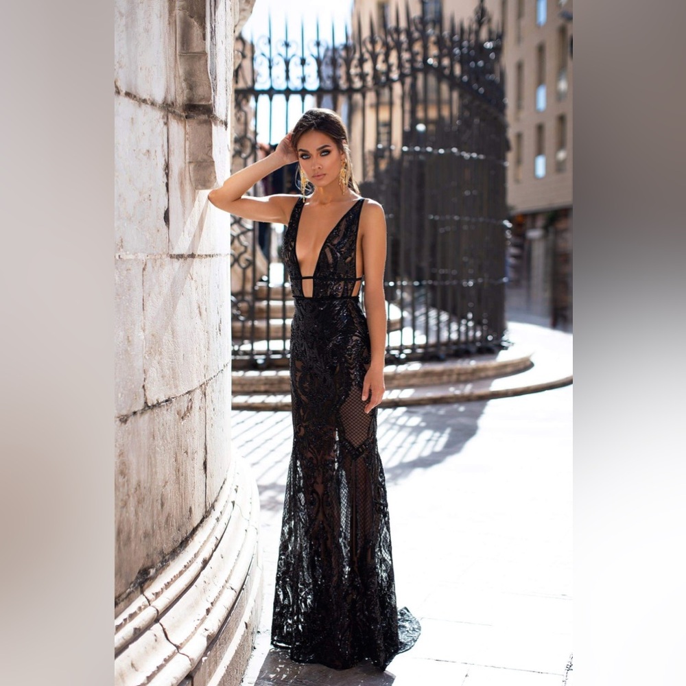 Black Alamour The Label Gown